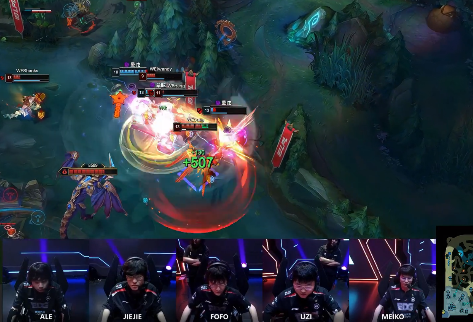 DK轻取EDG，Perkz打出惊人五杀顶尖较量成都决赛之夜，留下经典瞬间