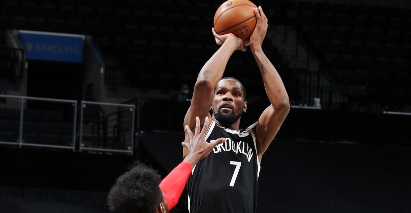 篮网冲击东部前四，杜兰特状态飙升